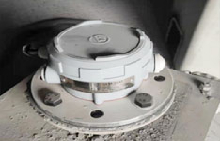 利馬克ULM-31A1水泥成品倉測(cè)控現(xiàn)場(chǎng)